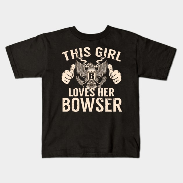 BOWSER Kids T-Shirt by Jeffrey19988